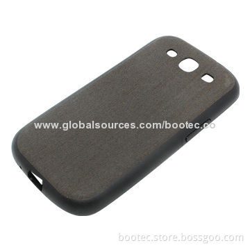 PU Coating Protective Case for Samsung Galaxy S3, Wooden Pattern, Various Colors Available